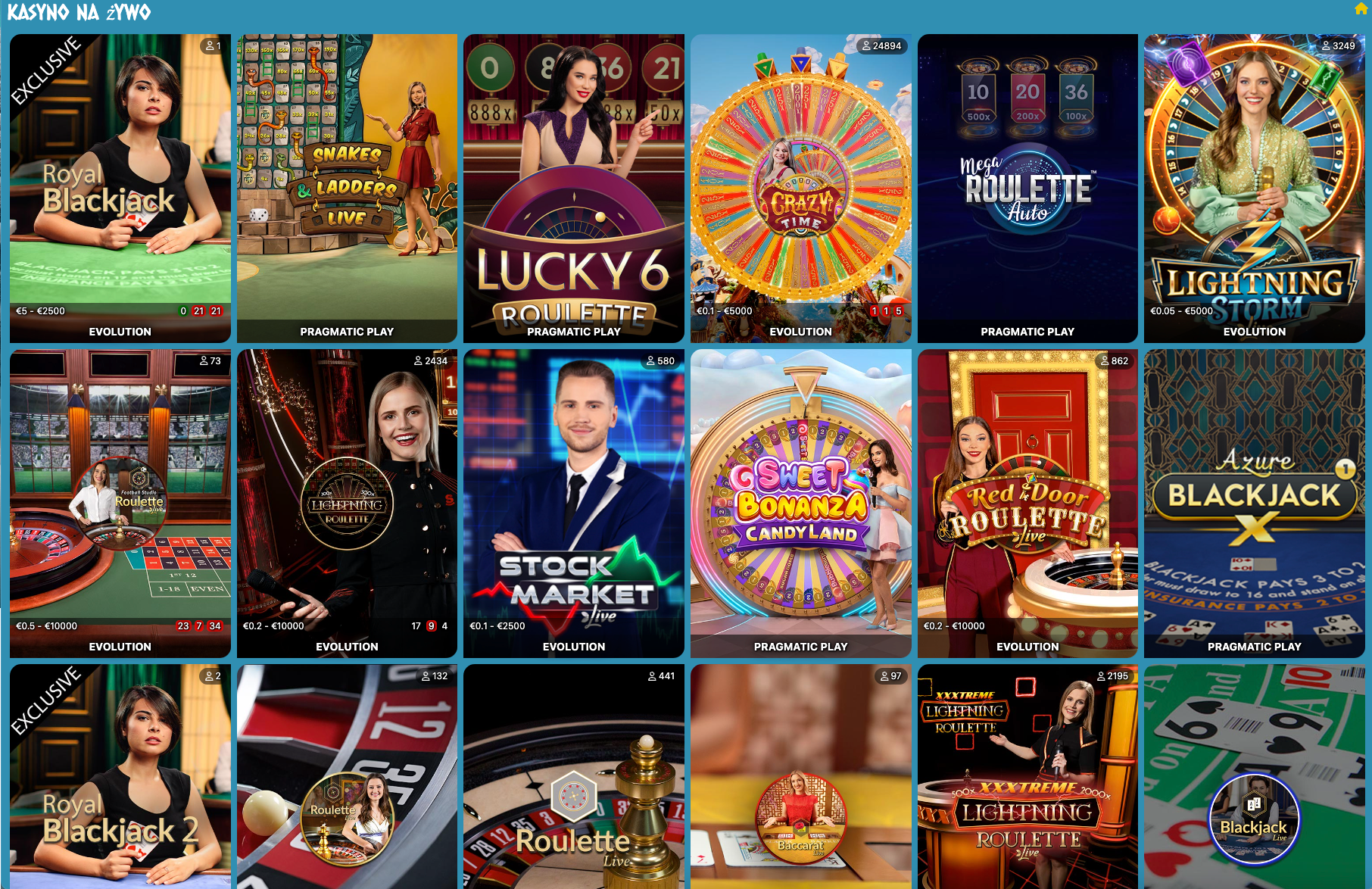 Kasyno na żywo Amon Casino