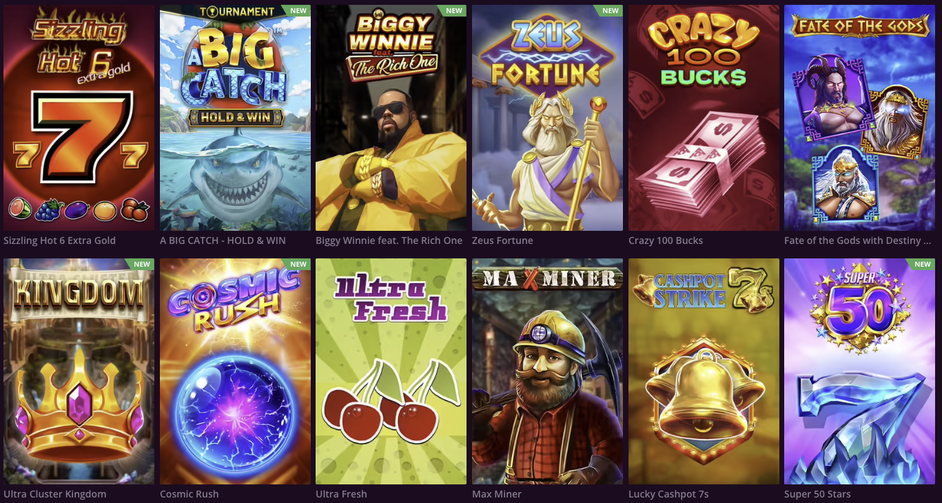 Malina Casino, sloty i automaty