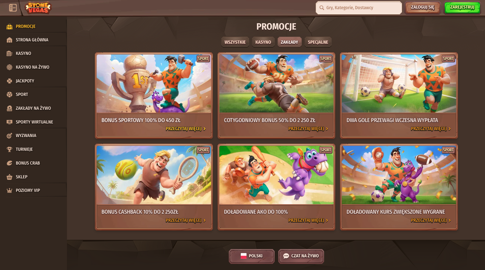 Sekcja promocji w StoneVegas – codzienne bonusy, turnieje i nagrody lojalnościowe