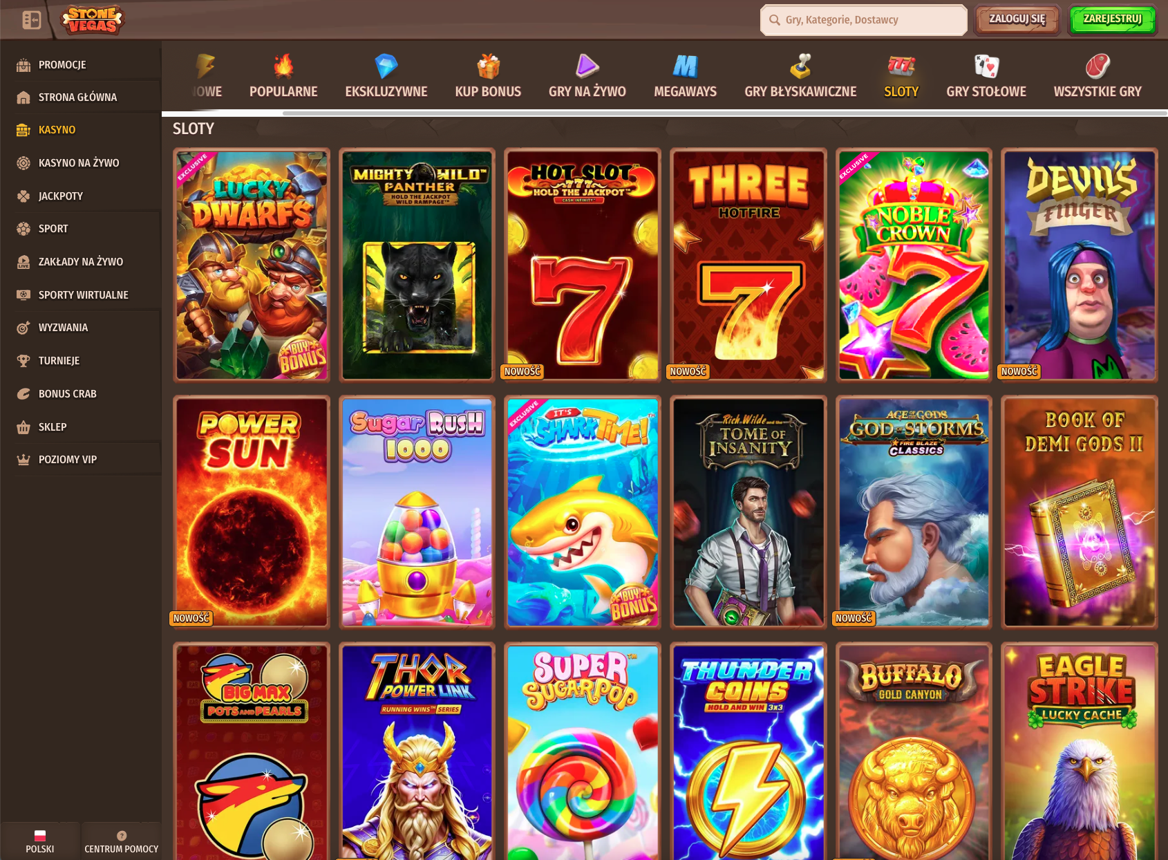 Przegląd automatów do gier w StoneVegas – popularne sloty, kolorowa grafika i różnorodne tematy