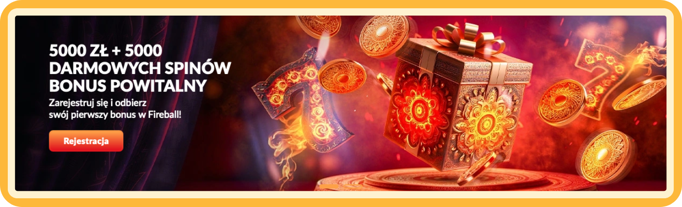 Fireball Casino – bonus powitalny Bonus powitalny w Fireball Casino – bezpieczna i klarowna oferta dla nowych graczy, przygotowana z myślą o odpowiedzialnej i świadomej grze.