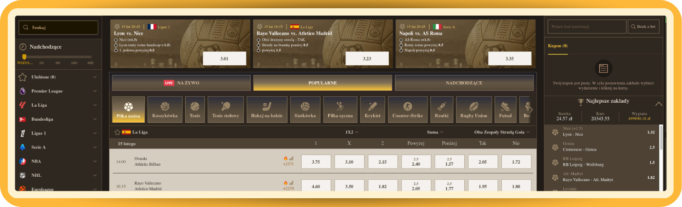 Zakłady sportowe w Realz Casino – przegląd dostępnej oferty dla graczy przedstawiony w przejrzysty i odpowiedzialny sposób, aby wspierać świadome decyzje dotyczące obstawiania.